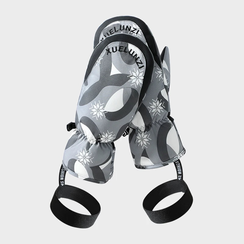 Fashion Sport Waterproof Snowboard Gloves Ladies Warm Winter Touch Screen Girls Ski Mittens Gloves