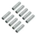 Full Thread Lamp Pass Through Hollow Connector Rod Internal Threaded Nipple