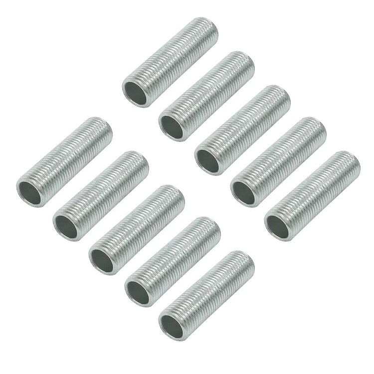Full Thread Lamp Pass Through Hollow Connector Rod Internal Threaded Nipple