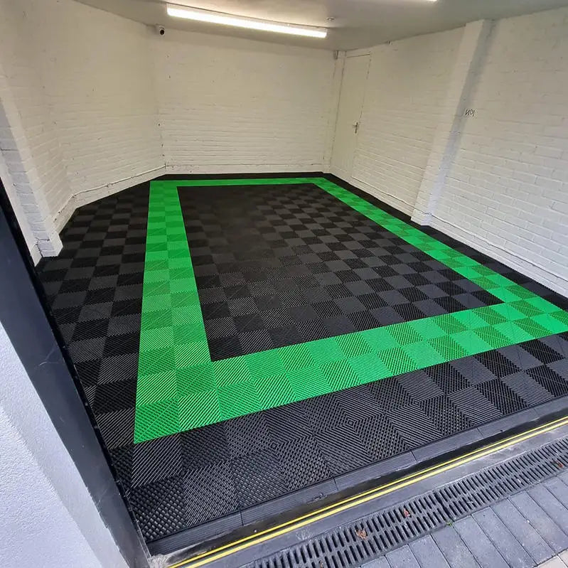 New Garage Floor Tiles Garage Interlocking Floor Environmental Removable Economical Beautiful Car Wash Floor Tile