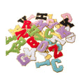 Multicolor Chenille Embroidery Badge Gilt Embroidered 26 English Letters Iron-On Cloth Sticker Bag Package Patches for Hat Use