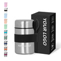 Custom Logo Stainless Steel Lunch Box Vacuum Insulated Food Flask Jar Pot Thermo for Lunch Keeper with Spoon
