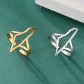 Wholesale Adjustable Country Map Palestine Ring Stainless Steel Tarnish Free 18k Gold Plate Arab Inspired Accessory Ring Jewelry
