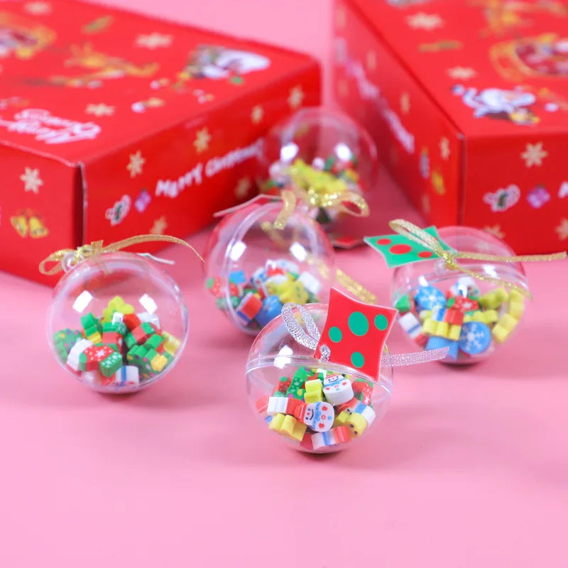 2022 New Creative Children's Christmas Eraser Kawaii Pencil Eraser Student Stationery Eraser
