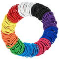 OKAY Wholesale Multicolor 1.5" Elastics Hair Ties Ponytail Holders Hair Bands Hair Strap Ponytail Fixing Strap for Ladies