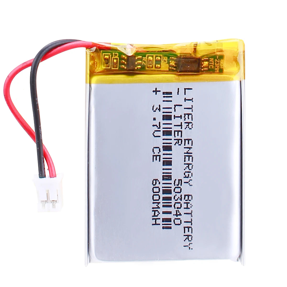 503040 3.7v 600mah Prismatic Battery Manufacturers Lithium Battery for Electronic Devices With 2pin PH 2.0mm Connector