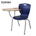Multifunction Modern School Library Classroom Furniture Classroom Student Writing Chair With Foldable Pad