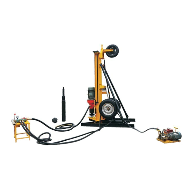 300m Small Water Well diesel Hydraulic Drilling Rig Machine Tractor Water Well Drilling Rig with China