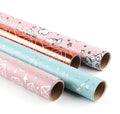 Premium High Quality Thick Metallic Foil Elegance Design Gift Wrapping Paper for Luxury Gift Packaging