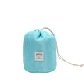 Lazy Magic Drawstring Custom Logo Polyester Waterproof Travel Cute Makeup Bag Cosmetic Pouch
