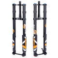 BUCKLOS 20/26 Inch Air Suspension Downhill Inverted Fork Double Crown Inverted Fork for 5.0 Electric Bike Fork