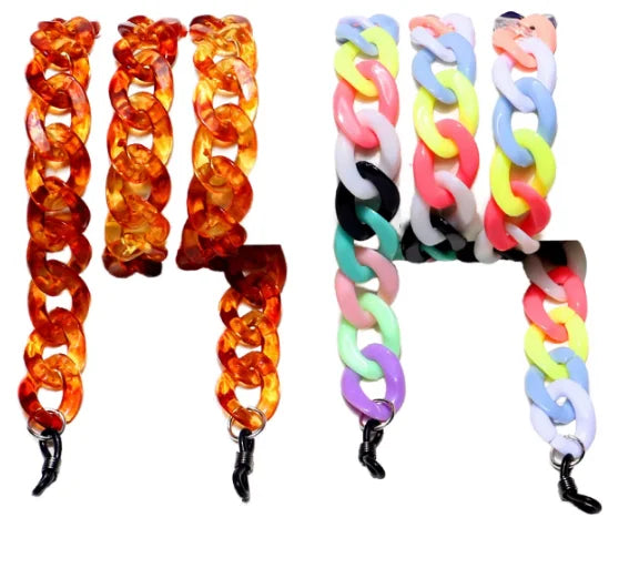 Trendy Sunglasses Chains for Women Eyeglasses Holder Glasses Strap Eyewear Chain Facemask Cord Lanyard Sunglasses Accessories