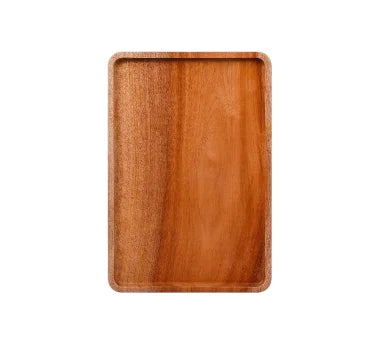 Serving plates and trays safe party plates with grooves to avoid spills home decor fruit wood plates food coffee and tea