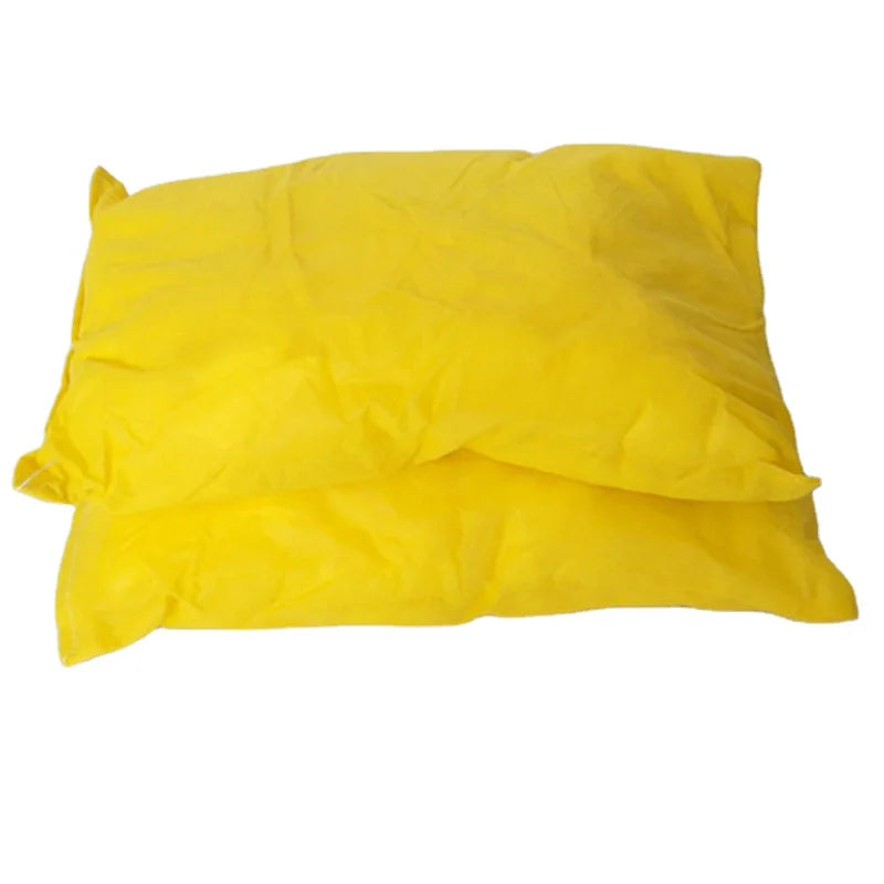 Oilspillpro Professional Yellow Chemical Spill Absorbent Pillow Absorber Cushion CHA-PI2025