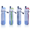 17 oz (500ml) Insulated Bike Water Bottle Keep Cool PE Double Layer Squeeze Bottle with Spray Mist for Cycling Sport Bottle