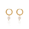 Chris April 316L Stainless Steel in Stock Non-piercing Plain Cuff Earrings for Women