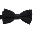 Gentleman Pretied Papillon Adjustable Morden Fashion Solid Black Cotton Plain Handmade Tuxedo Banquet Mens Bow Ties for Men