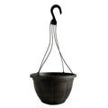 Large Round Garden Wall Hanging Decoration Hanging Basket Pots for Plants Ronbo Sunrise Black Home Decoration Flower Basket