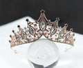 Crown Bridal Tiara Retro Headband Crystal Rhinestone Handmade Headband Crown Princess Birthday Party Tiara Fine Fashion Jewelry