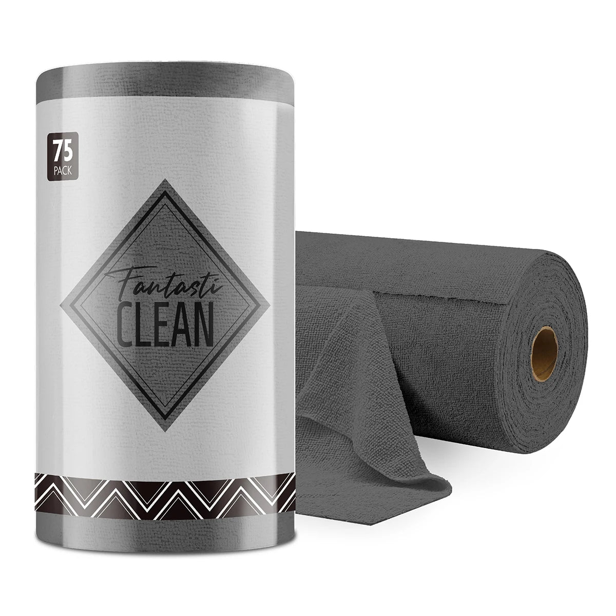 Reusable and Washable Eco-Friendly Microfiber Tear-Away Roll Cleaning Towels for Kitchen Use