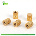 Straight Knurled Brass Insert Nut M9 M10 Brass Knurled Threaded Inserts Nuts for Plastic