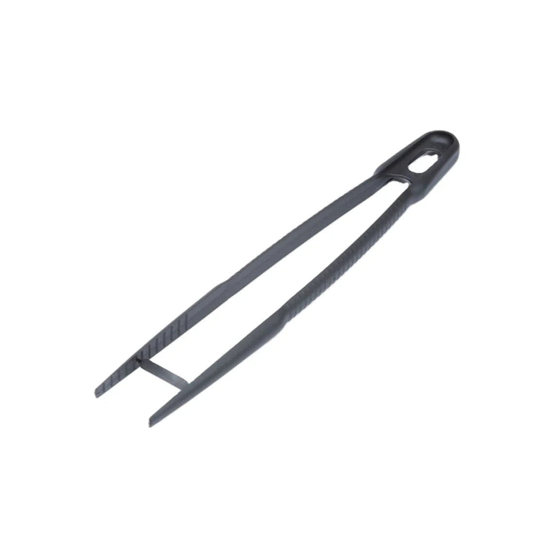 Tomatto Italian-Made Eco-Friendly Dishwasher-Safe Black PA6 Plastic Multi-Use Chef Tong Ergonomic Kitchen Utensil Salad Meat