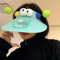 Summer Sun Protecting Hat Rechargeable Fan Hat Breathable Beach Hat for Kids Women