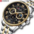CURREN 8427 Watch Men 3ATM Waterproof Men's Watches Fashion Luminous Hands Chronograph With Calendar Sports Man Wristwatch