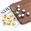 New 8mm stainless steel three-dimensional love box Tongkong beads gold accessories DIY necklace bracelet fashion beaded