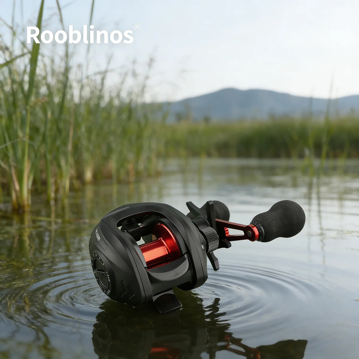 [Germany Stock] Rooblinos AC2000 Left-handed/right-handed Reel with a Gear Ratio of 7.2:1 Suitable for Fishing Line