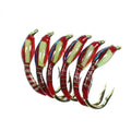 Wholesale Natural Color Peacock Quill Nymph Fly Buzzer Flies Size #12 for Fly Fishing Trout in Streams