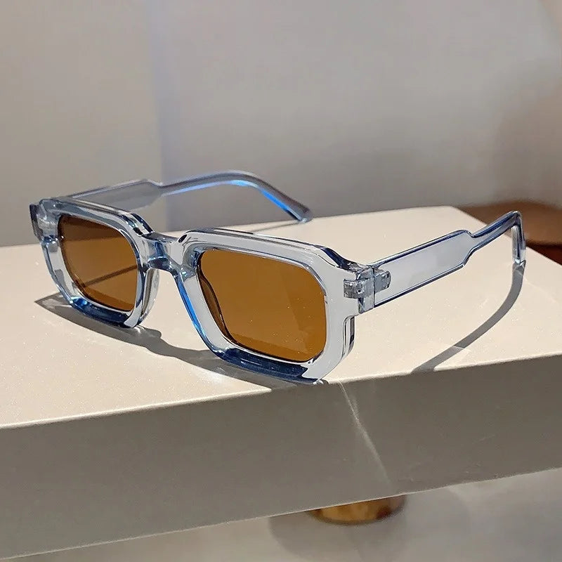 Wholesale Custom logo Elegant Retro square Small Frame Shades Fashion Uv400 Sunscreen Glasses Ladies Luxury Designer Sunglasses