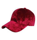 Women's High-End Diamond Velvet Baseball Cap Spring and Fall Light Plate Plush Hard Top Men's Cap
