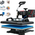 VEVOR Heat Press 5 in 1 Heat Press Machine Machine 30.48 X 38.1 Cm Clamshell Sublimation Transfer Printer