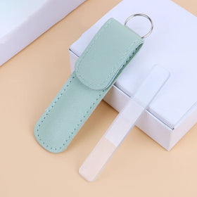 Custom Logo Glass Nail Shiner File Natural Nails Nano Nail Buffers File Crystal Shine Polisher Professional Manicure Tools