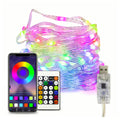 Waterproof 32.8ft 5V USB Plug  Smart App Remote Control 10m Dream Color RGBIC Christmas LED Decorative String Lights