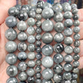 Factory Price Natural Stone Eagle Eye Round Spacer Loose Bead for Jewelry Making 6-12 MM DIY Bracelets Accessories Wholesale