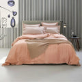 100% Linen Bedding Set Flax 100 Percent Organic Flax Bedding Divet Cover Sheet Set Linen Sheet Set Washed 4 Pieces