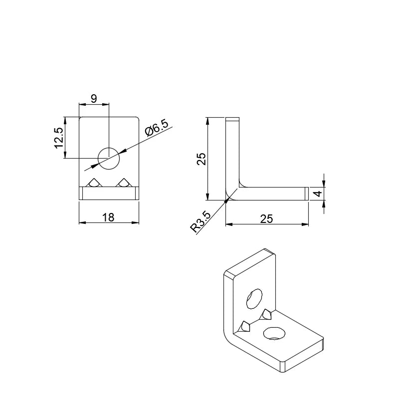 China Supplier Rohs Odm Oem 1177 Stainless Steel 20 *20 Strong Corner Bracket 20 Series Heavy Machine Accessories 2020
