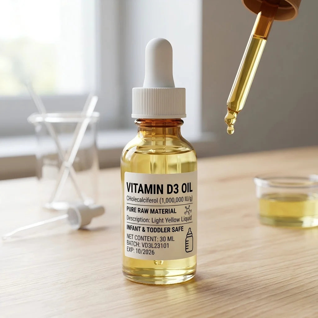 OEM Private Label Bulk Vitamin D3 Oil 1MIU/G Liquid for Drops Dietary Supplements Vitamin D3 Softgel