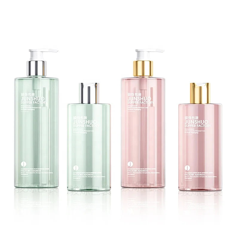 Hot Sale 500ml Custom Cylinder Shampoo Bottle Empty Bottle