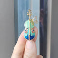 Source Factory Goods Vintage Blue Violin Brooch Tide Personality Pin Collar Pin