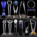 Custom Hot Sale Eco-Friendly Handmade K9 Engraved Glass & Crystal Trophy Custom Logo for Business Souvenirs Basketball Events