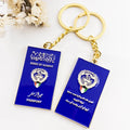 Wholesale Custom Keychain Metal United Arab Emirates UAE Flag Keychain Saudi Arabia Metal Keychain