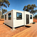 Prefab Folding Home 2 3 Bedrooms Luxury Portable Modular Expandable Container House 20ft 30ft Mobile Villa