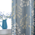 XinLan Modern Home Decoration Room Darkening Nordic Print Faux Linen Curtain for Living Room