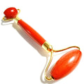 DIY Anti Aging Facial Natural Gua Sha Genuine Red jasper Facial Roller