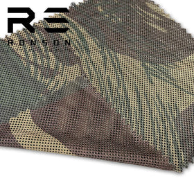 Mesh 230gsm RHODESINA 100% Poly Tactical Mesh Fabric Camouflage Mesh Lining Fabric