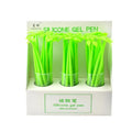 Cartoon Clover Sunflower Gel Gel Pen Creative Leaf Soft Gel Pen Flower Grass Shape Student Office Stationery Wholesale