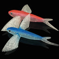 17cm 21cm Bionic Fish Flying Fish Artificial Fishing Lure Seawater Bait Boat Trolling Simulation Tuna Mackerel Soft Baits